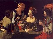 Georges de La Tour The Cheat with the Ace of Diamonds USA oil painting artist